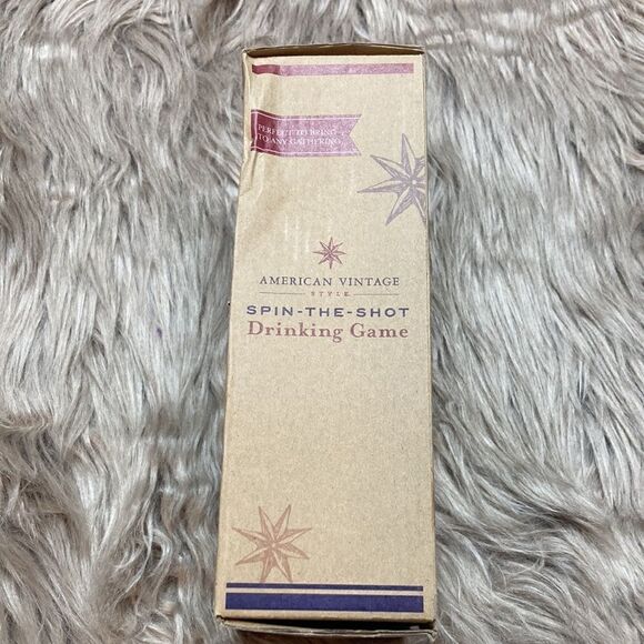 Spin The Shot Drinking Game American Vintage Shot Glass Barware Party Compact - Picture 6 of 7